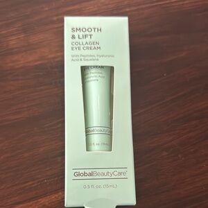 Elegant White Eye Cream in Minimalist Packaging